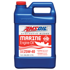 AMSOIL 25W-40 Synthetic-Blend Marine Engine Oil
