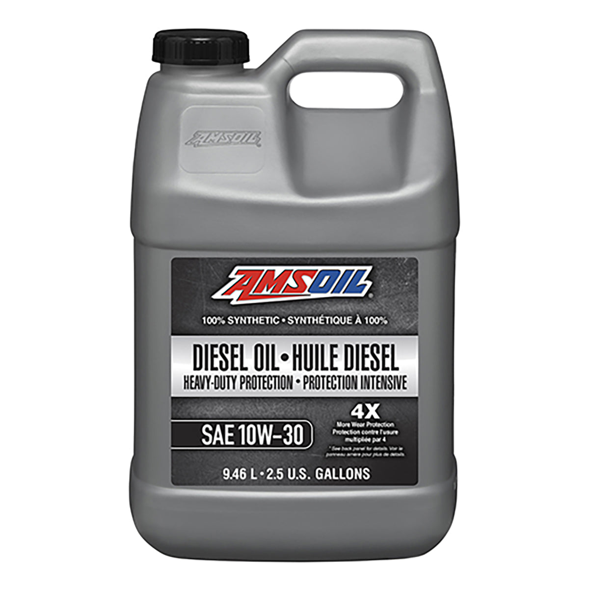 AMSOIL 10W-30 Heavy-Duty 100% Synthetic Diesel Oil