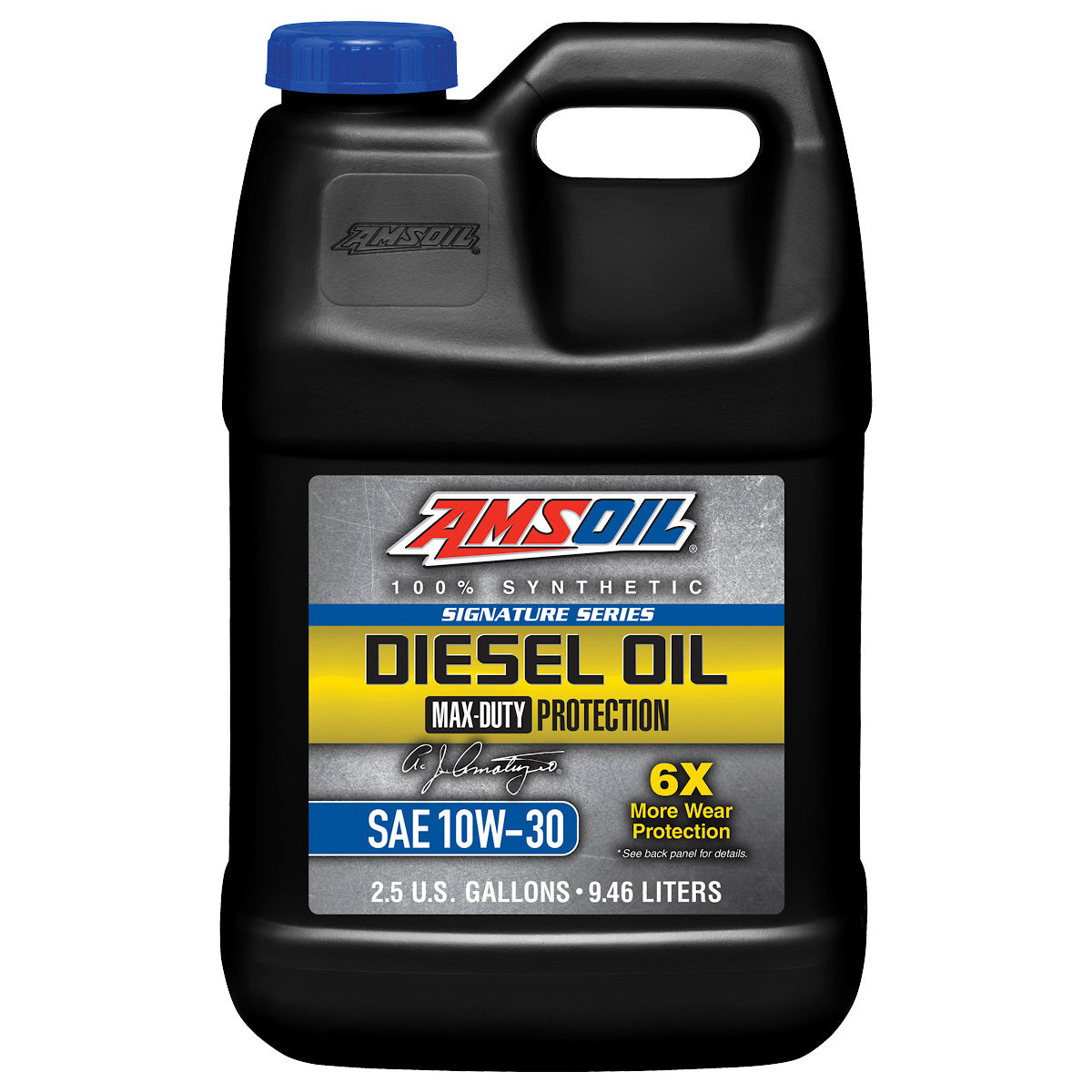 AMSOIL Signature Series 10W-30 100% Synthetic Max-Duty Diesel Oil