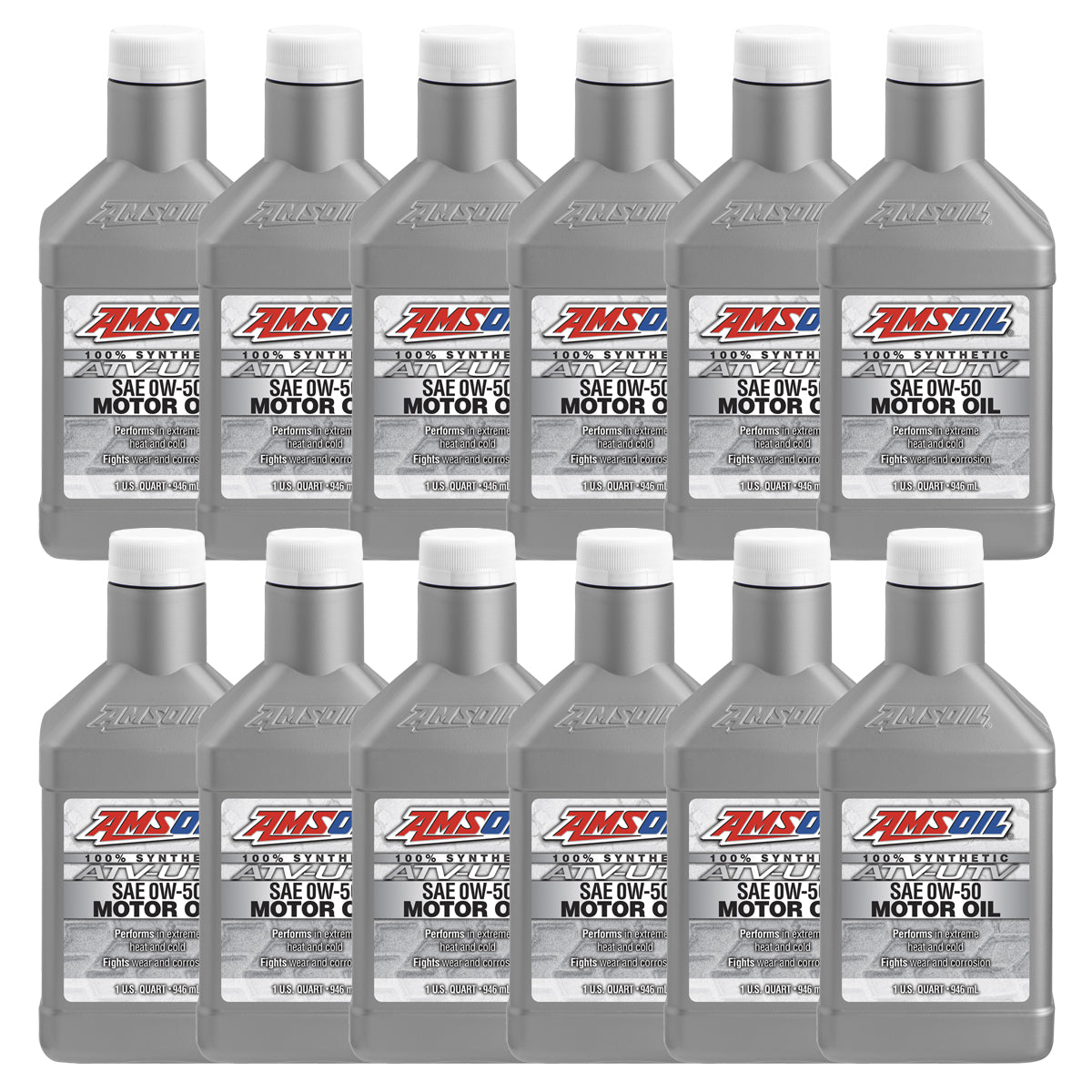 AMSOIL 0W-50 100% Synthetic ATV/UTV Motor Oil
