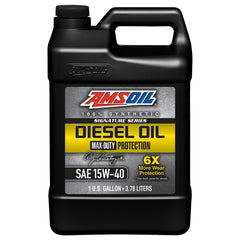AMSOIL Signature Series 15W-40 100% Synthetic Max-Duty Diesel Oil