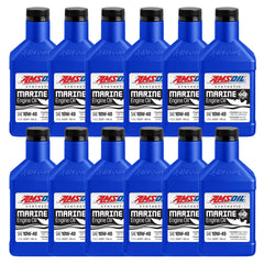 AMSOIL 10W-40 100% Synthetic Marine Engine Oil