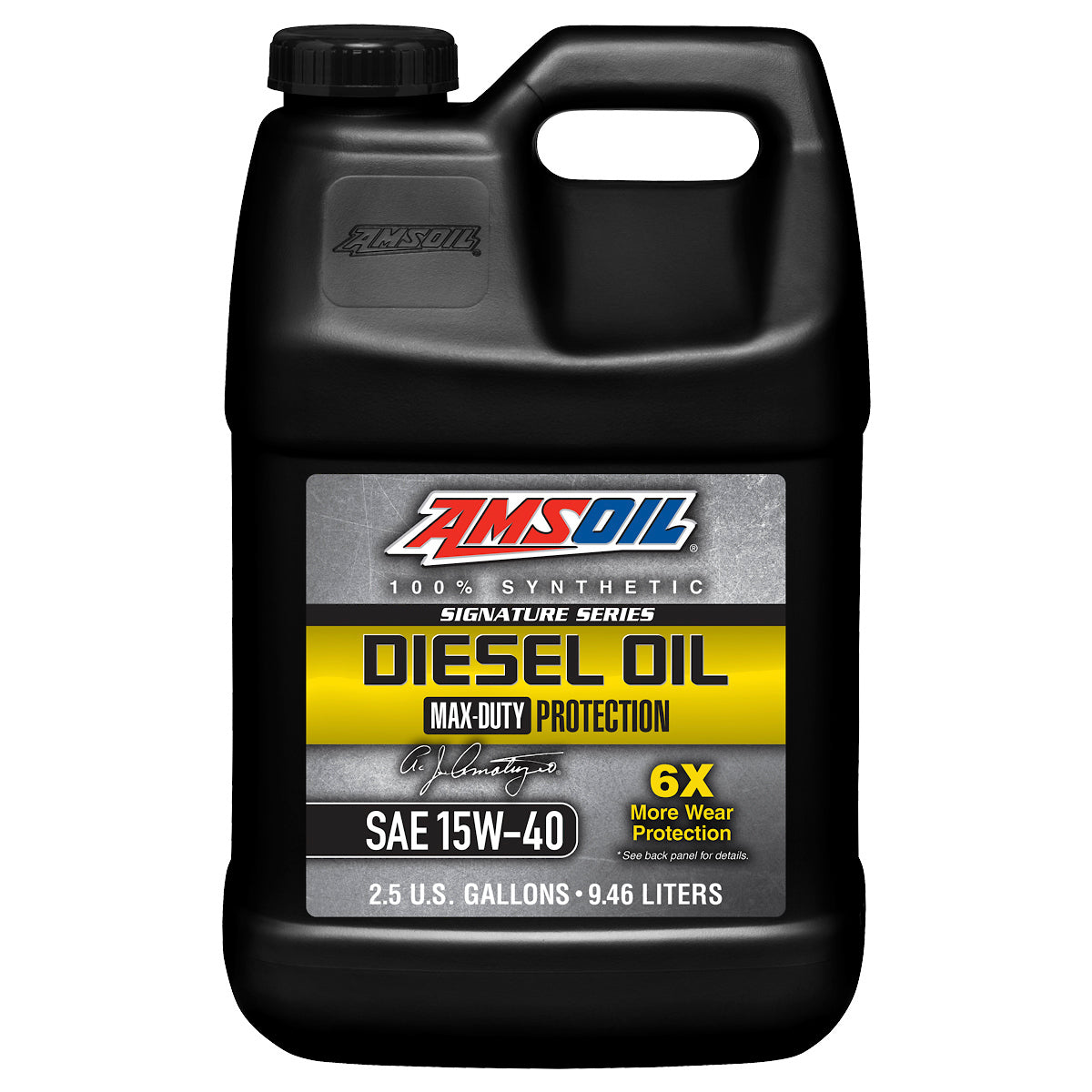 AMSOIL Signature Series 15W-40 100% Synthetic Max-Duty Diesel Oil