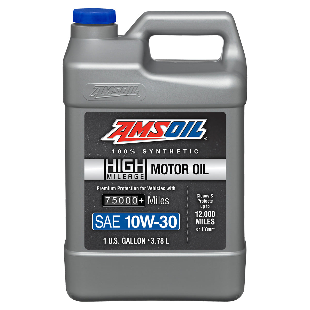 AMSOIL 10W-30 100% Synthetic High-Mileage Motor Oil