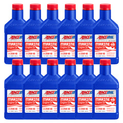 AMSOIL 25W-40 Synthetic-Blend Marine Engine Oil